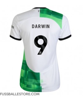 Günstige Liverpool Darwin Nunez #9 Auswärtstrikot Damen 2023-24 Kurzarm